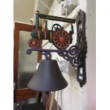 A steam engine bell