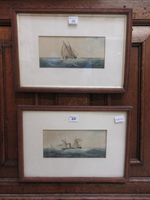 Two framed and glazed watercolours of sa