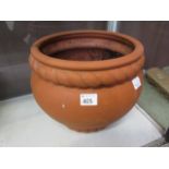 A terracotta plant pot