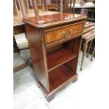 A reproduction flame mahogany cabinet ha