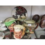 A selection of Royal Doulton items to in