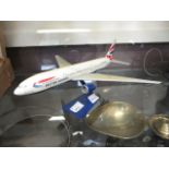 A model of a British Airways plane