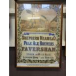 A reproduction framed advertising print