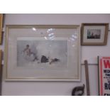 A framed and glazed Russell Flint print