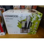 A boxed Kenwood Multi-Pro Compact food processor