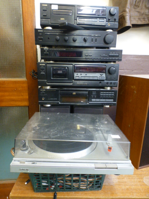 A quantity of separate hi-fi systems inc