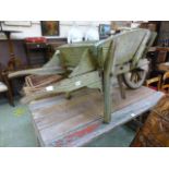 A weathered wooden wheelbarrow (A/F!)