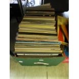 A tray of LPs by various artists mainly