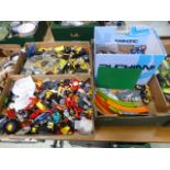 Three trays of assorted Lego