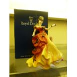 A boxed Royal Doulton figurine 'Belle' H