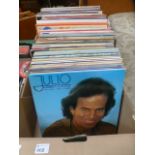 A tray of LPs by various artists to incl