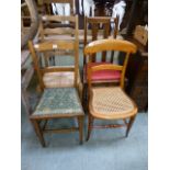 A selection of four chairs