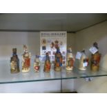 A collection of moulded models of The Qu