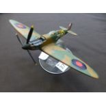 An Aviation Archives model of a Spitfire