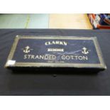 A Clark's stranded cotton box containing