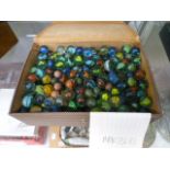 A box of marbles