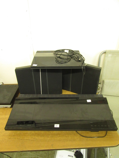 A Bang and Olufsen stereo system to incl