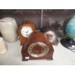 Three 20th century clocks to include an