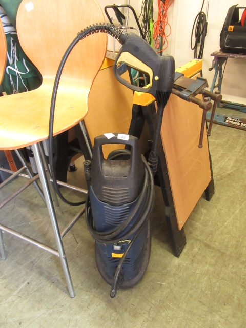 A Karcher pressure washer