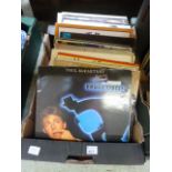A tray of LPs by various artists to incl