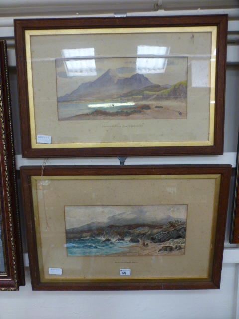 A pair of framed and glazed water colour