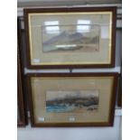 A pair of framed and glazed water colour