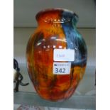 A large Poole Pottery vase