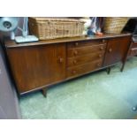 A mid-20th century design sideboard, the
