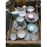 An assortment of oriental ceramic ware t