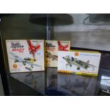 Three Dinky Toys model aircraft to inclu