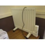 An electric radiator heater