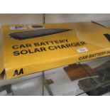 A car battery solar charger