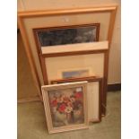 A selection of framed and glazed prints