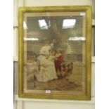An early 20th century framed and glazed