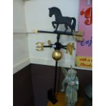 A horse weather vane