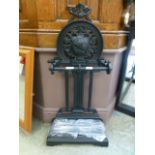 A Victorian style umbrella stand