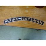 A Flying Scotsman sign - 72