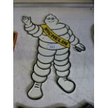 A Michelin man sign