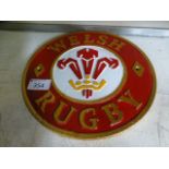 A Welsh rugby sign