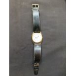 A 9ct gold cased wristwatch