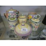 A collection of Poole pottery items to i