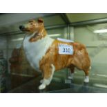 A Beswick model of a Rough Collie dog