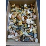 A box containing a large assortment of W