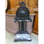 A Victorian style umbrella stand