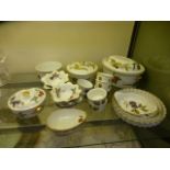 A selection of Royal Worcester 'Evesham'