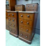 A part Victorian mahogany dressing table