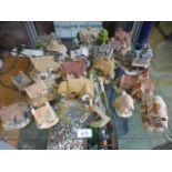 A collection of Lilliput Lane models