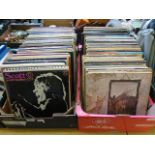 Two trays of LPs by various artists to i