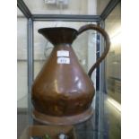 A large copper jug