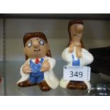 Two Wade Tetley Tea figures